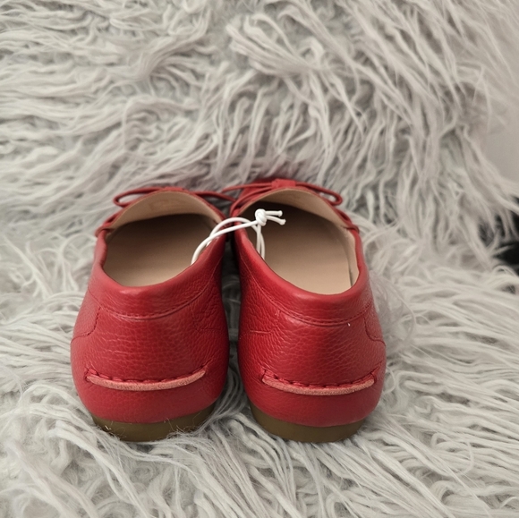 Kate Spade Red Leather Loafers 8usa - Picture 6 of 10